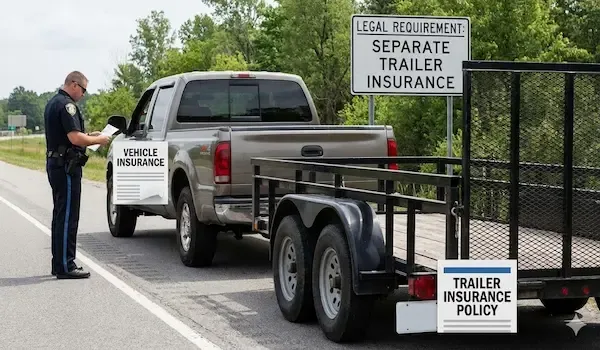 Semiremorc� TIR pe autostrad� cu poli?� RCA separat� de tractorul cap