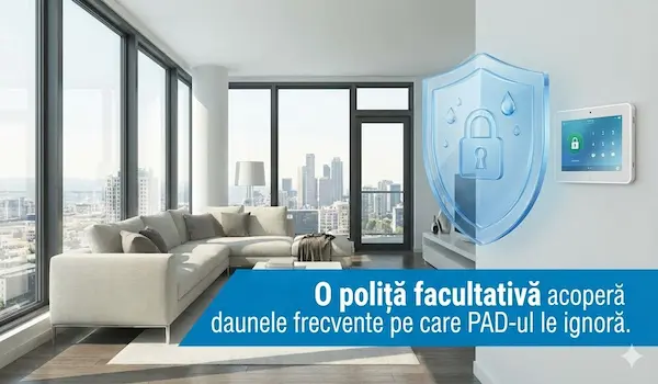Apartament modern protejat împotriva inundații și furtului prin asigurare facultativă