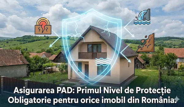 Casă protejată de asigurarea PAD împotriva cutremurelor și inundații